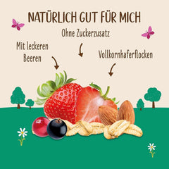 Allos, niesłodzone musli jagodowe, opakowanie 5 x 500 gram Płatki Naty Shop