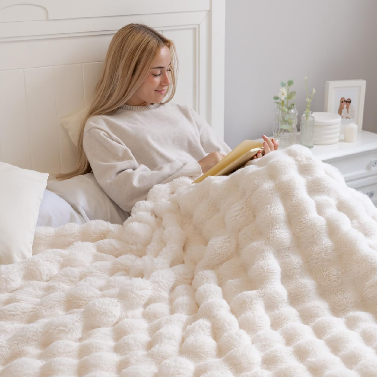 Przytulny koc Flamingueo - koc termiczny, koc obciążany, poliester, koc na sofę, dekoracja pokoju, koc polarowy, ocieplenie, łóżka, koc, koc zimowy Łóżka i koce Besuche den Flamingueo-Store