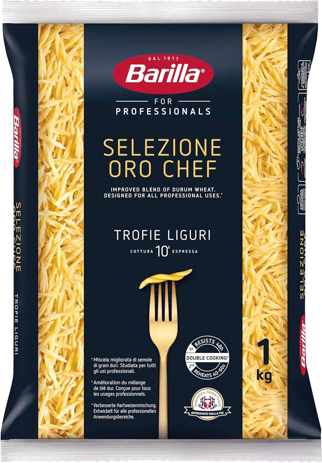 Makaron Barilla Selezione Oro Chef Trofie Liguri, 1kg