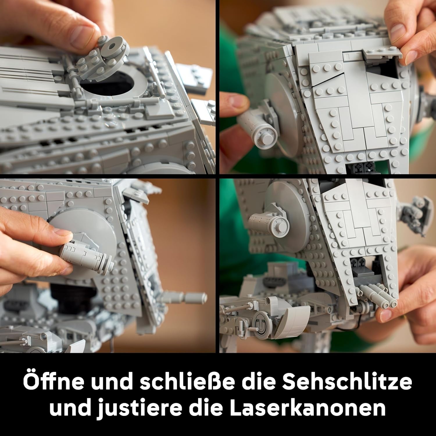 LEGO Star Wars AT-ST Kampfläufer - Bauset für Erwachsene - UCS Modell zum Auststellen mit Minifigurka i informacje - Sammlerstück & Geschenk für Fans - 75417