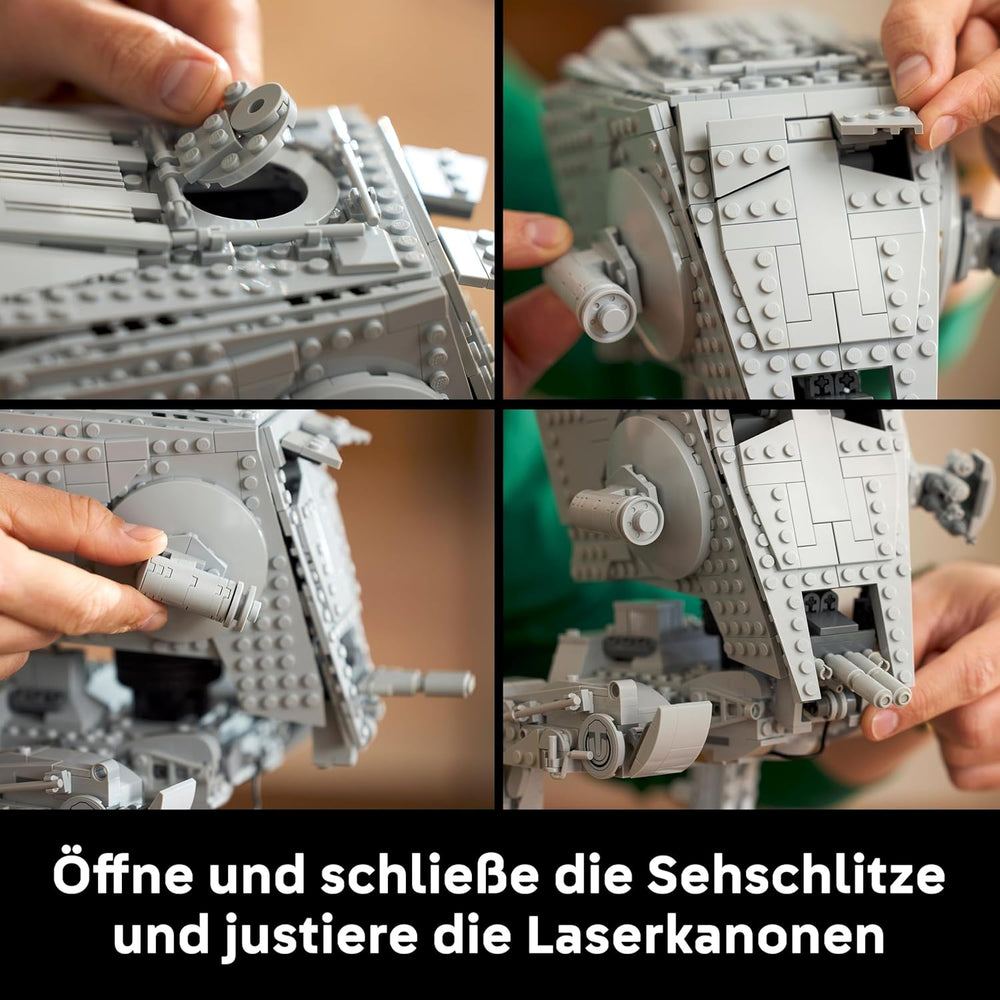 LEGO Star Wars AT-ST Kampfläufer - Bauset für Erwachsene - UCS Modell zum Auststellen mit Minifigurka i informacje - Sammlerstück & Geschenk für Fans - 75417