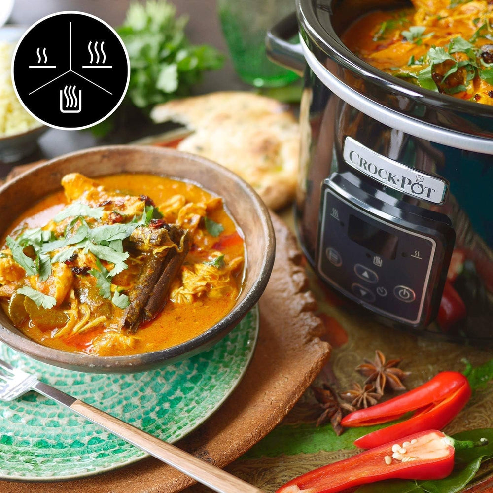 Wolnowar cyfrowy Crockpot, funkcja utrzymywania ciepła, 2,4 litra (1-2 osoby) Wolnowar Naty Shop