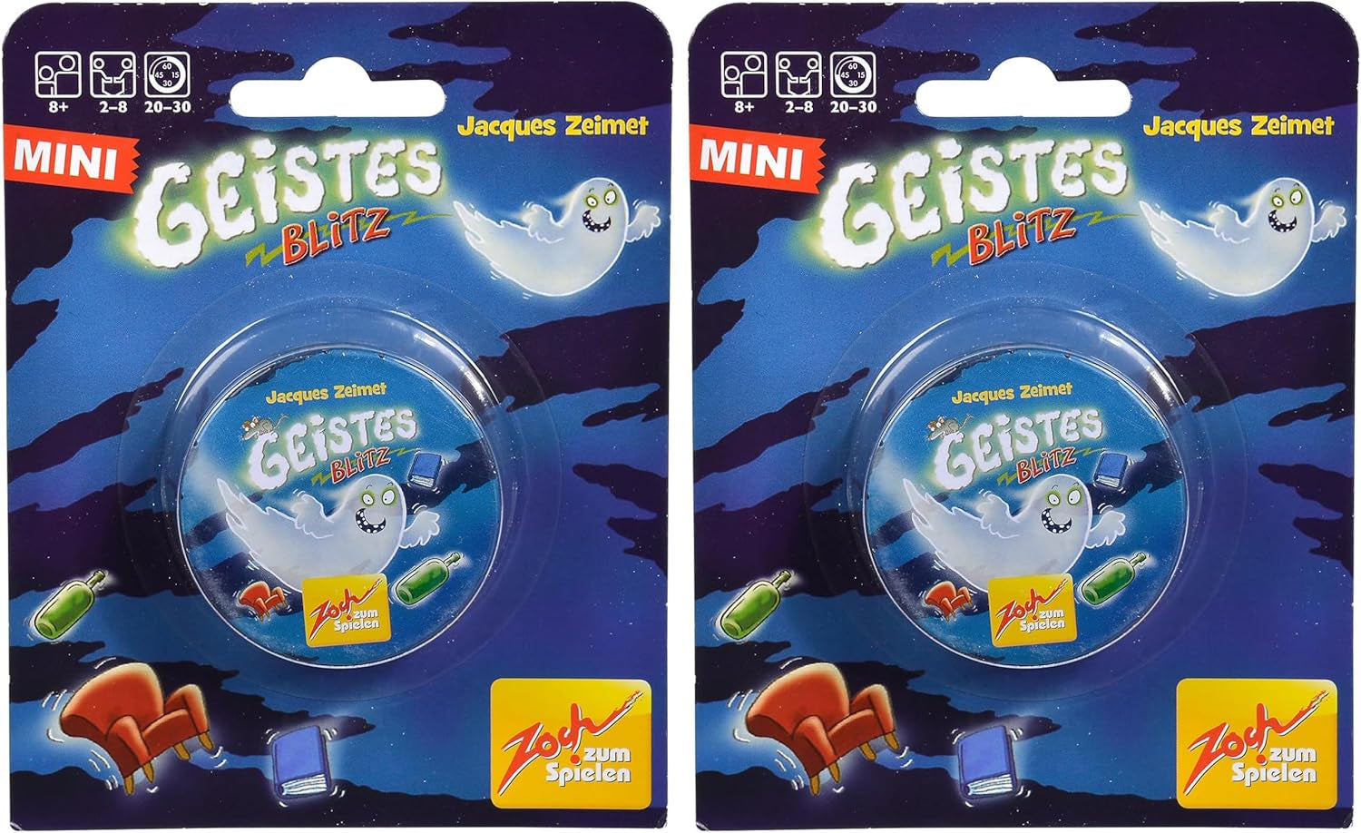 Zoch 601129800 Brainwave - Zabawna gra reakcyjna dla młodych i starszych; kto szybko złapie właściwe elementy, ma duże szanse na wygraną, w wieku od 8 lat