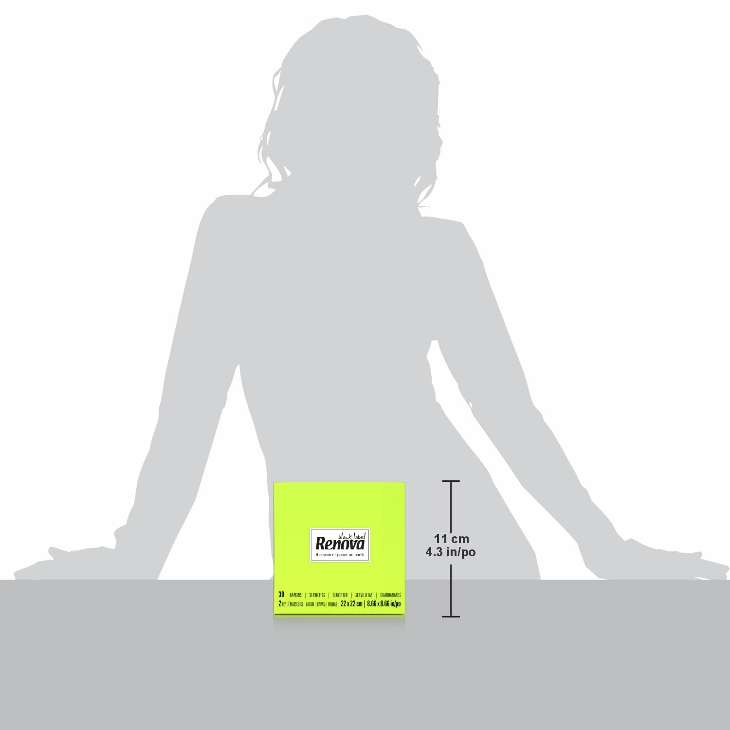 Șervețele de hârtie Renova verde cocktail - 30 de șervețele