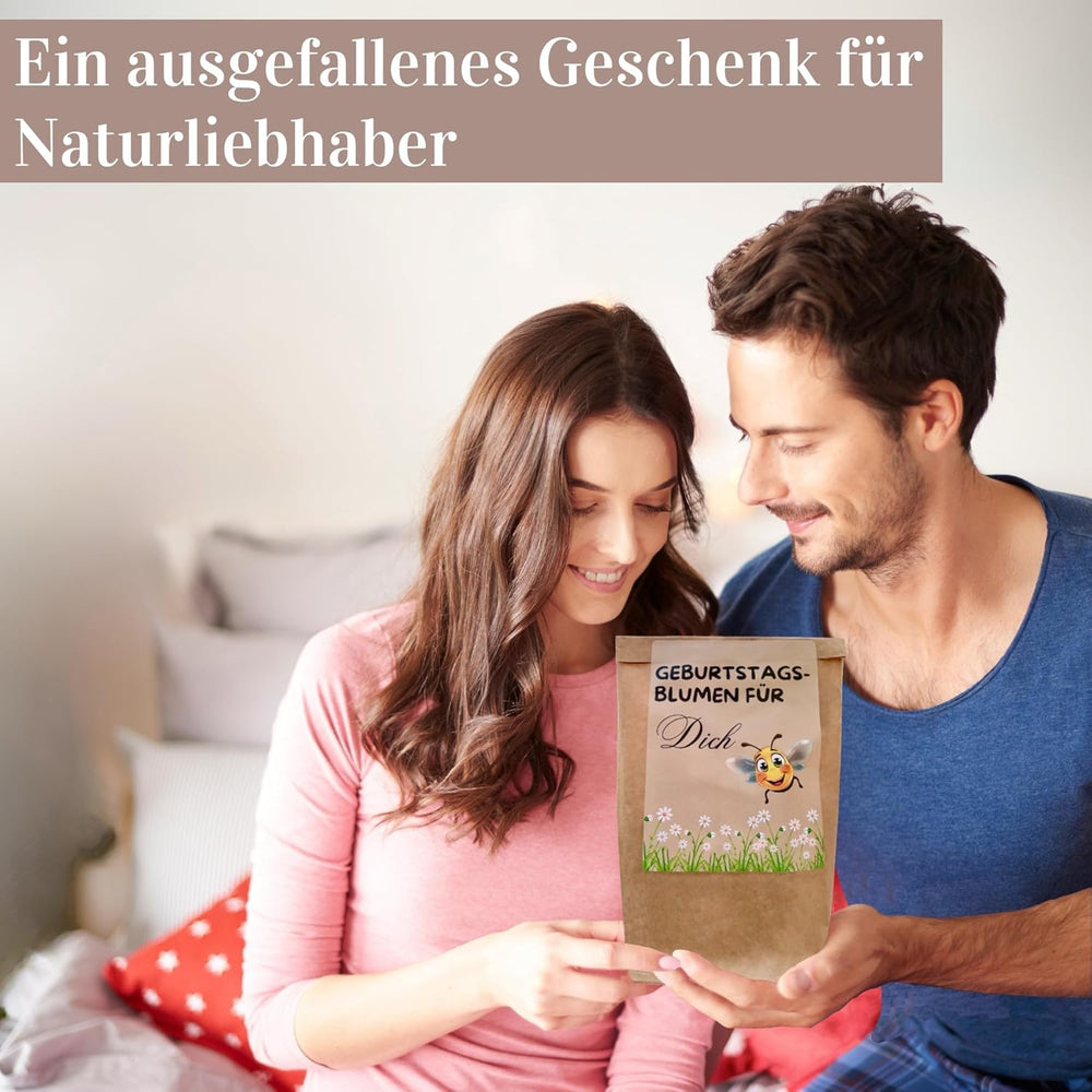 Prezent urodzinowy, urodzinowy zestaw do sadzenia kwiatów, torba na prezent-niespodziankę, prezent urodzinowy dla kobiet, nasiona kwiatów do indywidualnego sadzenia