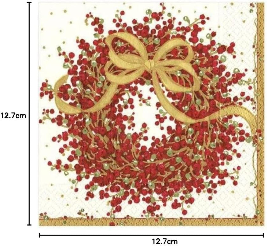 8070C Șervețele de hârtie cu trei straturi, 20 bucăți, 25 X 25 cm, Pepperberry