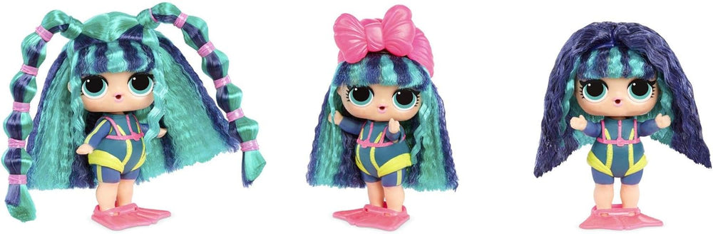 Păpuși de colecție LOL Surprise pentru fete - Cu 15 surprize și coafuri diferite - #Hairvibes Dolls