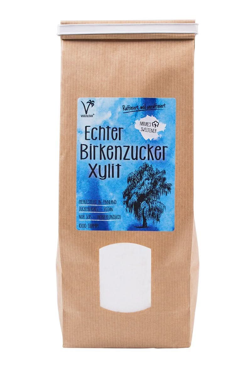 Prawdziwy cukier brzozowy (ksylitol) z Finlandii, 1 Kg Słodziki Naty Shop