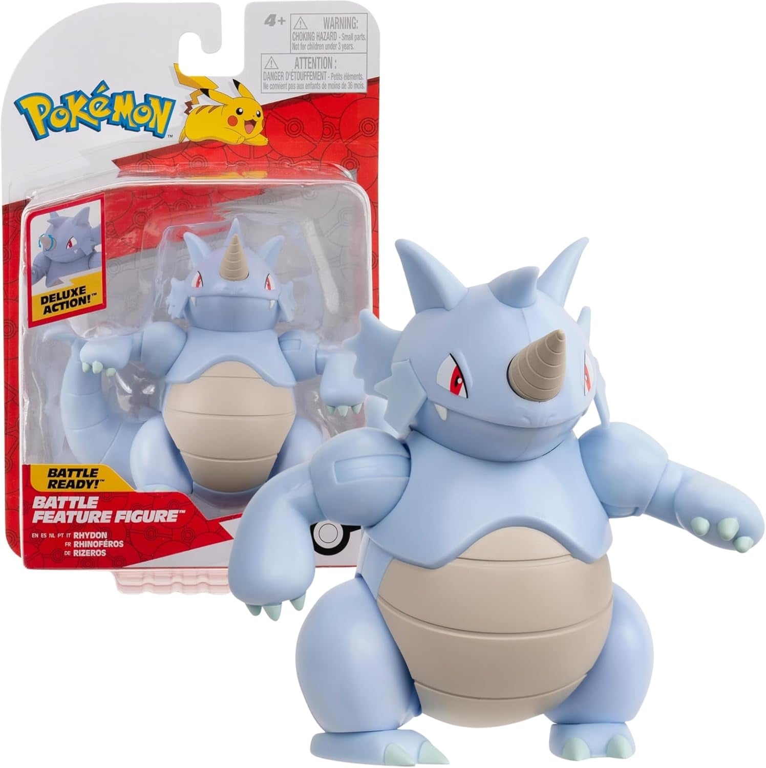 Pokémon PKW3418 - Figurka z funkcją bitwy - Oficjalna figurka Rizeros 11,5 cm Figurki Naty Shop Domyślny tytuł
