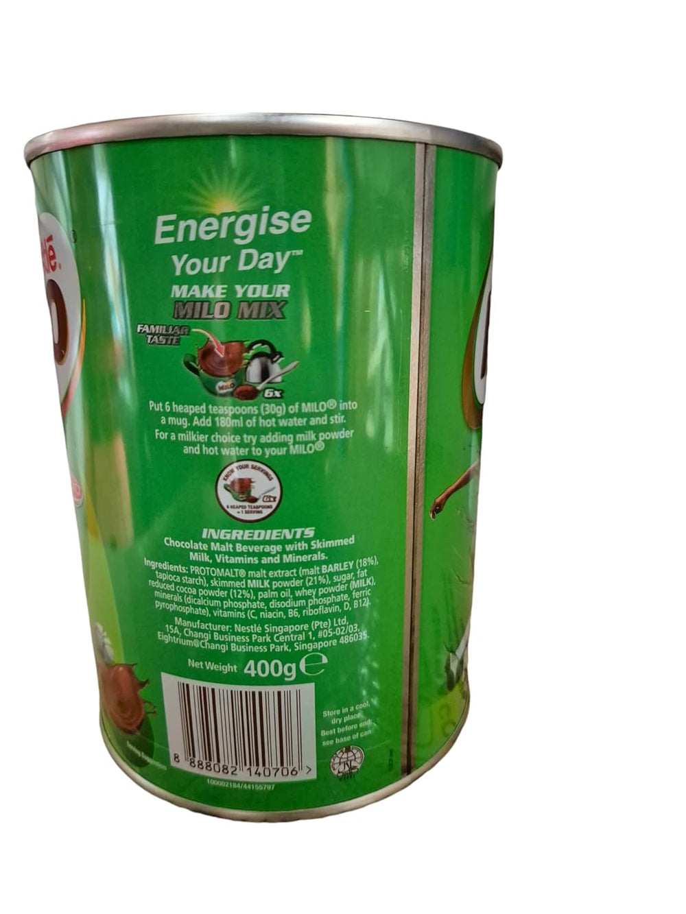 -Zestaw: MILO - Napój Kakao Instant 400g + NIDO - Milchpulver 400g