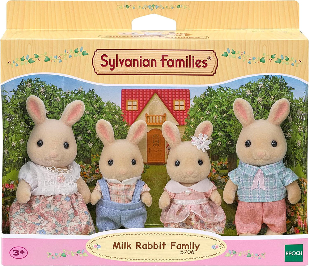 Sylvanian Families L5706 Milk Bunny Family - Figurki do domku dla lalek Naty Shop Dolls