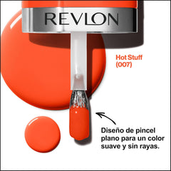 Revlon Ultra HD Snap lakier do paznokci długotrwała formuła wegańska szybkoschnąca jednowarstwowa pełne krycie kolor (8ml) Hot Stuff (007) unisex