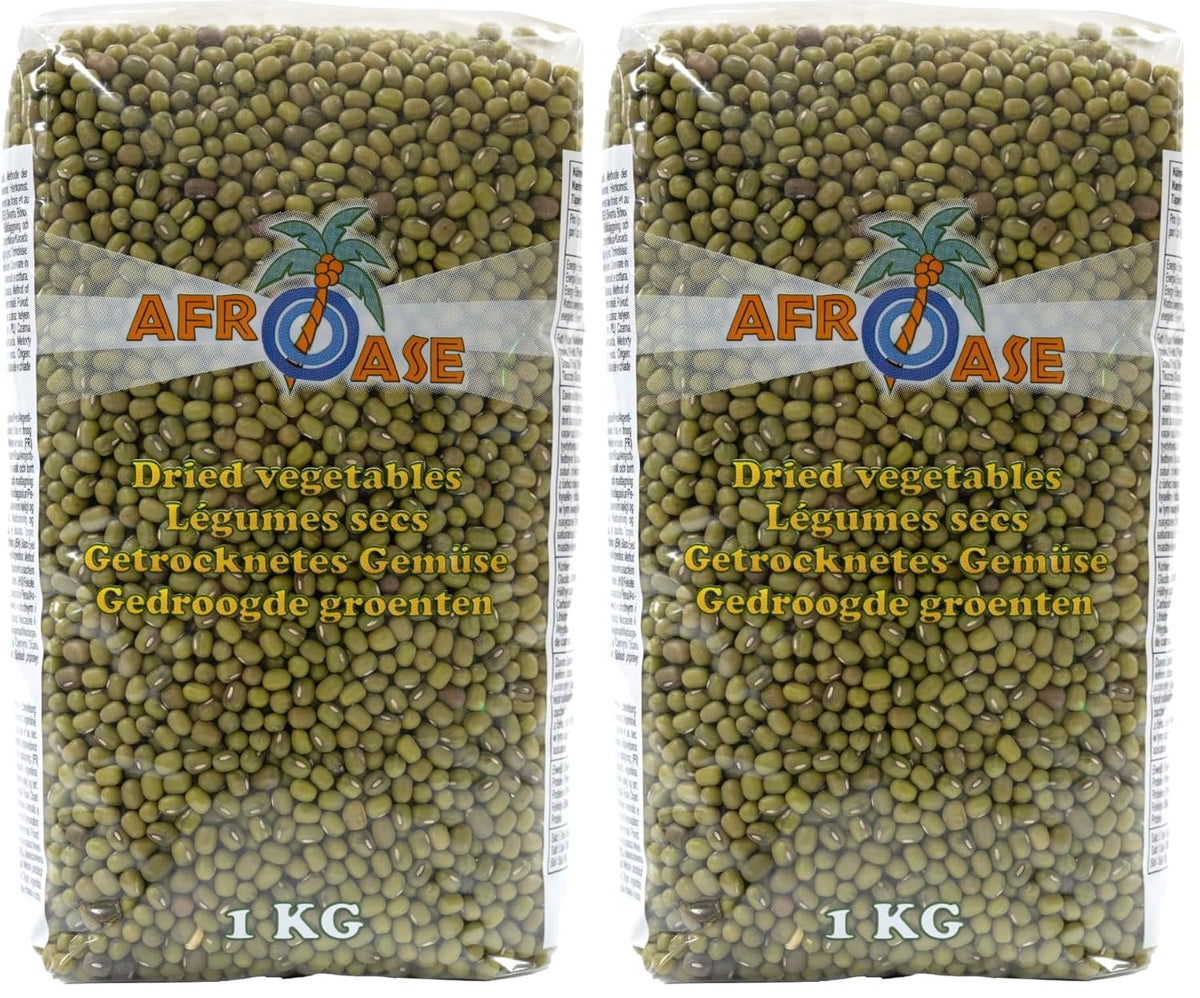 AFROASE - Fasola szparagowa Mung - 1 x 1 kg (opakowanie 2 szt.)