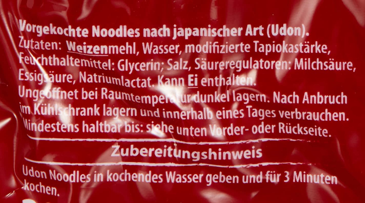 Makaron Miyako Sanuki Udon, gotowany, opakowanie 12 sztuk (12 x 200 g)