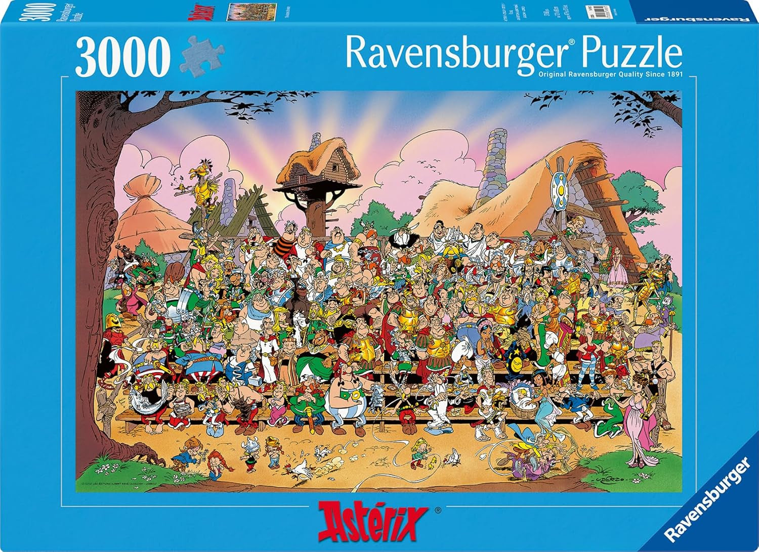 Ravensburger - Puzzle dla dorosłych - Puzzle 3000 elementów - Wszechświat Asteriksa - Dorośli i dzieci od 14 lat - Wysokiej jakości puzzle wyprodukowane w Europie - Postacie z komiksów - 14981 Puzzle Naty Shop