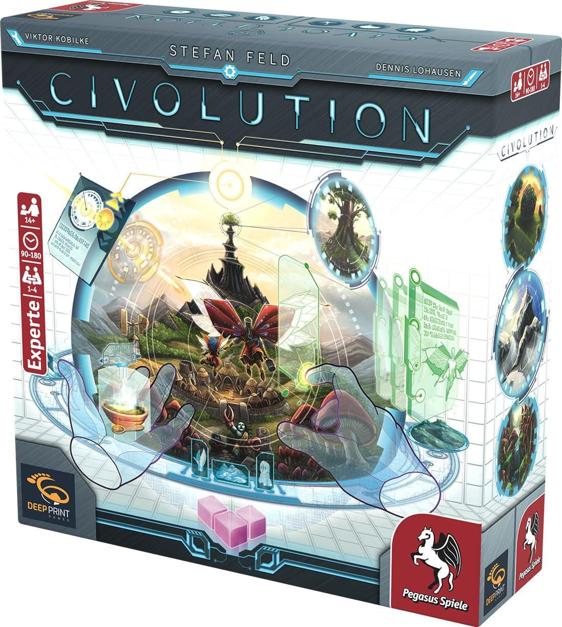 Pegasus Games 57822G Civolution (gry z głębokim nadrukiem), wielokolorowe
