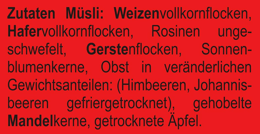 Seitenbacher Muesli Indulgence Mix, fructe de pădure, 750 grame Cereale Naty Shop