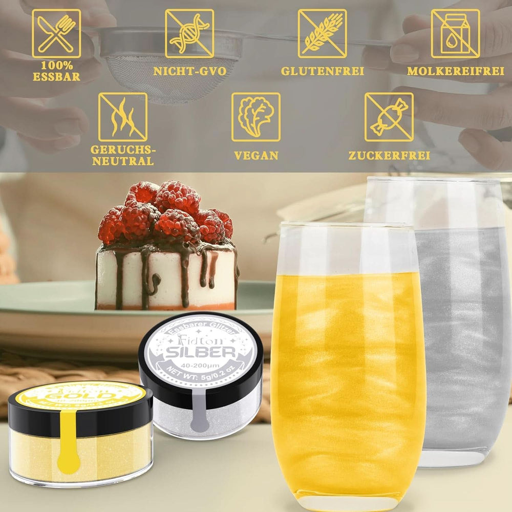 Brokat jadalny, proszek, 5 gramów Glitter Naty Shop