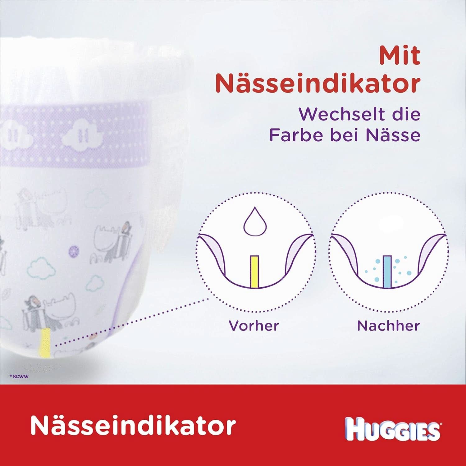 Spodnie Huggies Ultra Comfort, rozmiar 5, 12-17 kg, Dla aktywnych dzieci, Ze wskaźnikiem wilgoci i technologią chmurki w pasie, 128 pieluch Sklep dla matek i dzieci Naty Shop