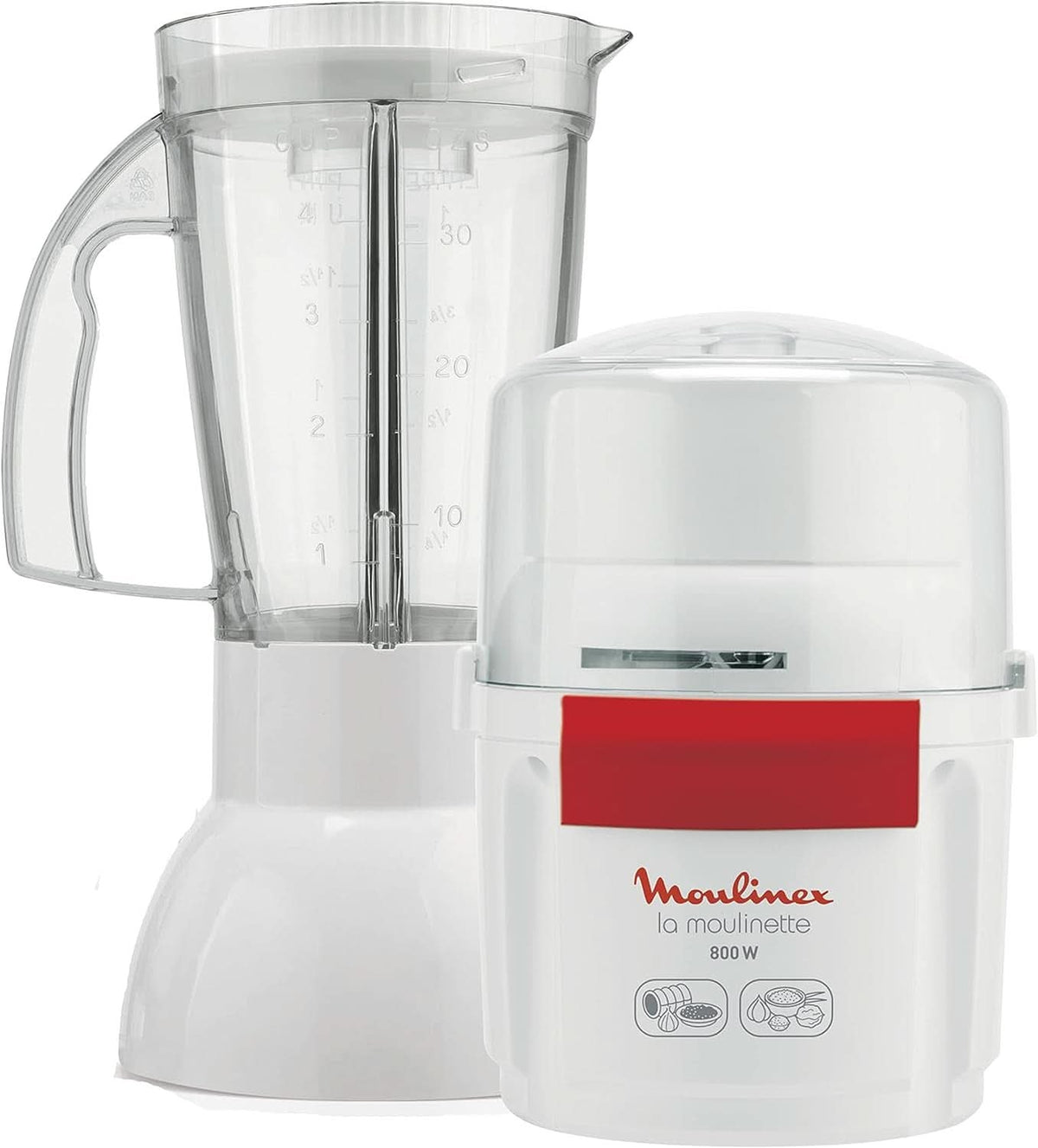 AR6801 Rozdrabniacz i blender La Moulinette 800 W + ostrze ze stali nierdzewnej Matka i dziecko Naty Shop 800 + blender
