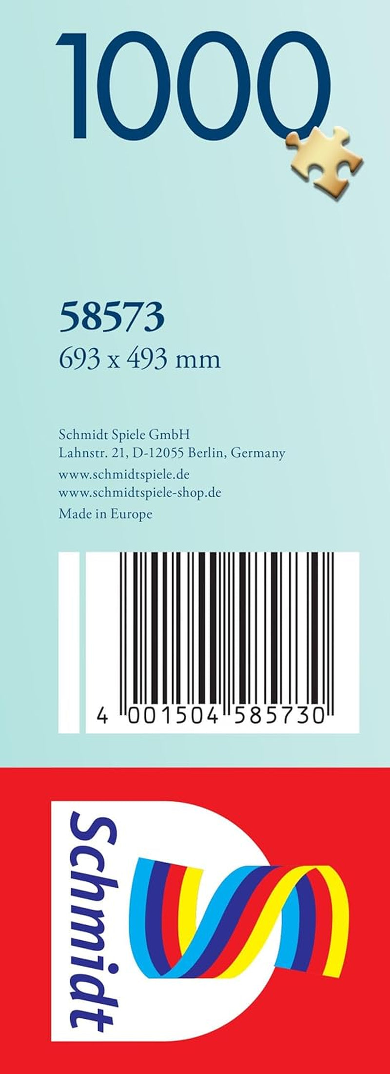 Schmidt Spiele 58573 Jeff Haynie, Mit Dem Wohnwagen Am Meer, układanka 1000 elementów Puzzle Naty Shop