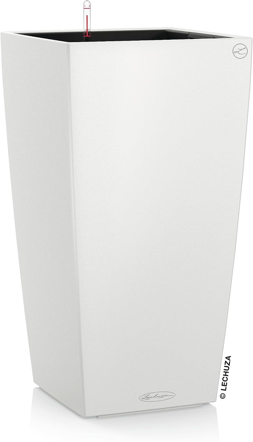 LECHUZA CUBICO Culoare 30 alb 13130, 29,5x29,5x56,5 cm