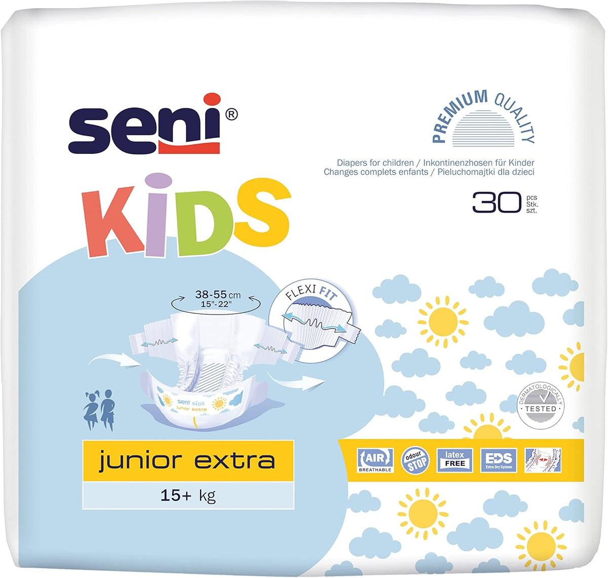 Seni Kids Junior Extra 16-30 kg (1x30 sztuk)