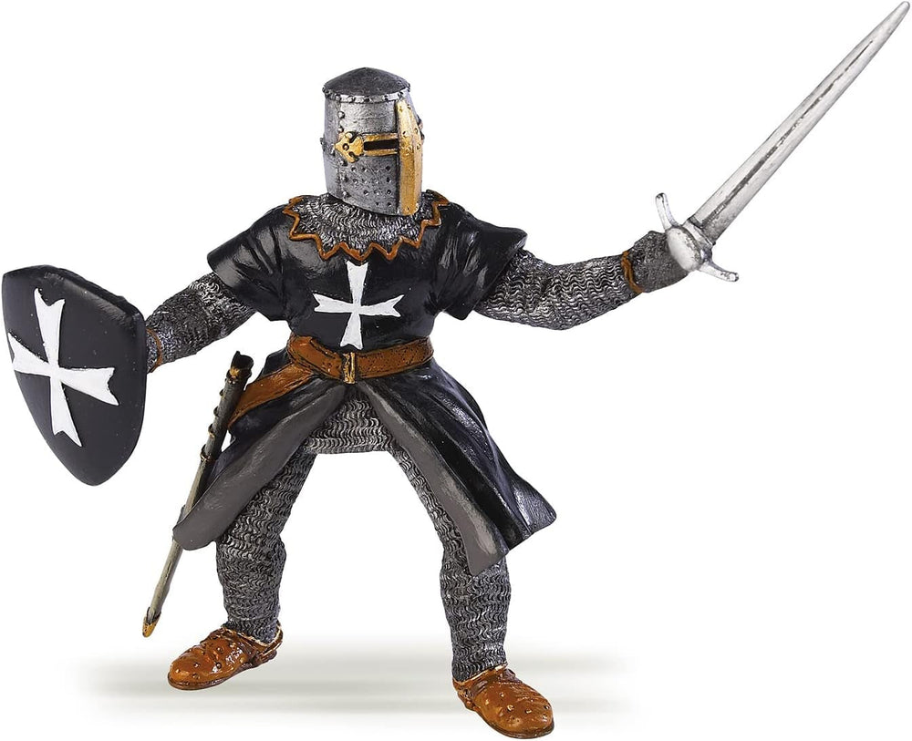 Papo -Pictate manual - Figuri -Medieval-Fantasy - Cavalerii Sfântului Ioan cu sabie-39938-Collectable-Pentru copii - Potrivit pentru băieți și fete - De la 3 ani Action figures Naty Shop Titlu implicit