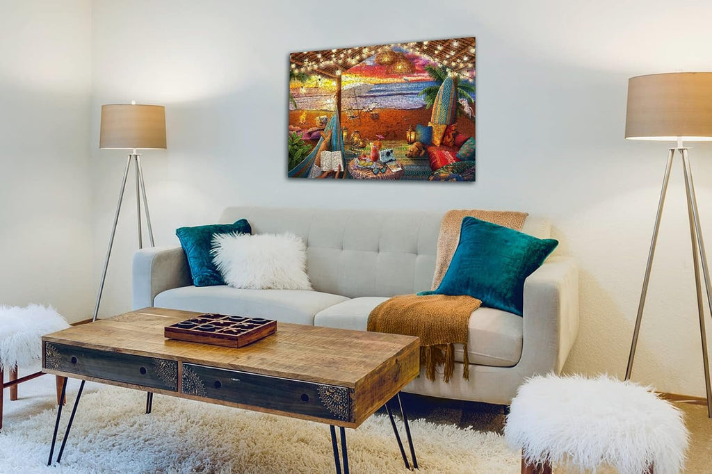 Ravensburger Puzzle 16795 - Apus de soare pe plajă - 500 Piece Puzzle pentru adulți și copii de la 10 ani, cu piese de puzzle mai mari [Exclusiv pe Amazon] Puzzle Naty Shop