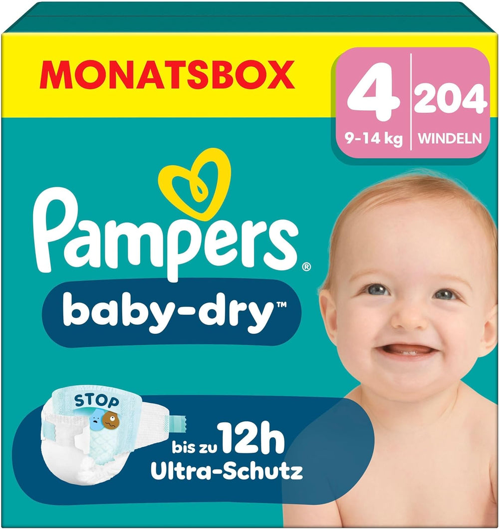 Pieluchy Pampers Baby-Dry Rozmiar 5, 174 pieluszki, 11 kg - 16 kg, do 100% ochrony przed wyciekaniem i komfortu przez całą noc