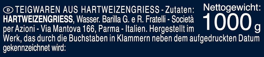 Barilla Selezione Oro Szef kuchni Spaghettini n. 3, opakowanie 12 sztuk (12 x 1 kg)