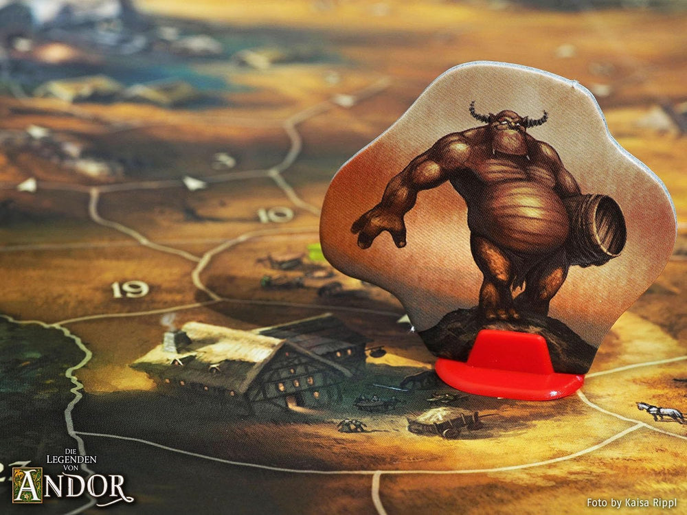 Kosmos 683122 Legends of Andor - Big Box, gra podstawowa (Kennerspiel des Jahres 2013) i dodatkowe rozszerzenia, klasyczna fantasy, kooperacyjna gra planszowa fantasy, wiek 10+
