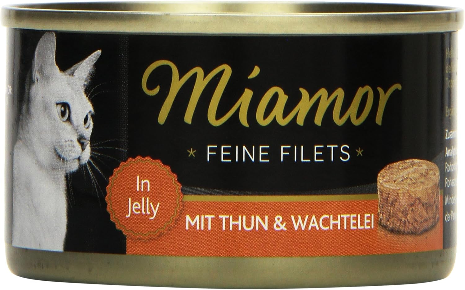 - Fileuri fine în jeleu | Hrană umedă pentru pisici adulte cu bucăți de file în jeleu. Hrană complementară cu conținut scăzut de grăsimi la conservă, fără aditivi | 24 x 100 g Ton și ouă de prepeliță
