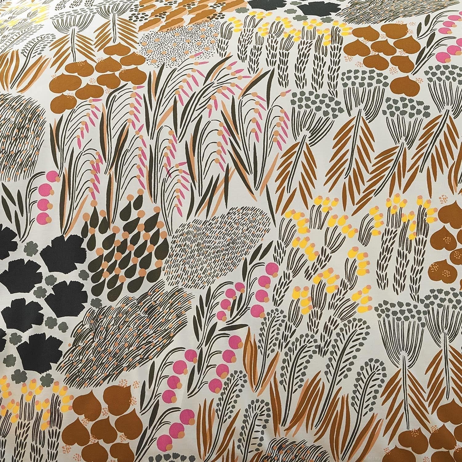 Zestaw pościeli MARIMEKKO Queen, pościel z bawełny perkalowej z pasującymi poszewkami na poduszki, całoroczny wystrój domu (Pieni Letto, wielokolorowy, łóżko typu queen-size) Naty Shop Kołdry i kołdry