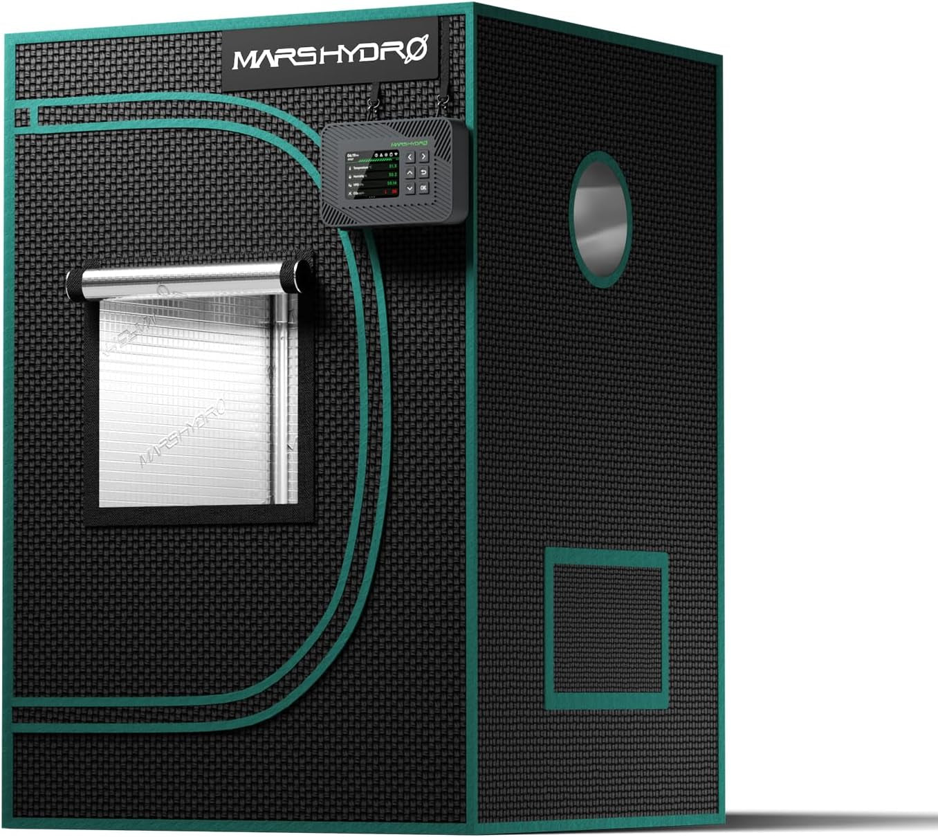 Namiot do uprawy MARS HYDRO 60x60x140cm, namiot do uprawy w pomieszczeniach, odblaskowe namioty do uprawy z mylaru do hydroponiki, zdejmowana taca dolna do przestrzeni do uprawy roślin