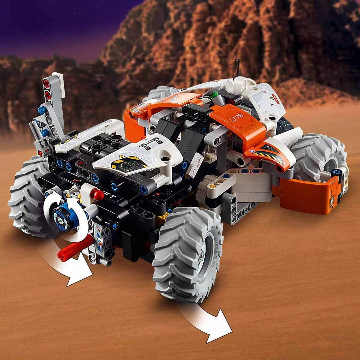 LEGO Technic LT78 kosmiczny pojazd transportowy, kosmiczny zestaw do budowania do wypraw badawczych i kosmicznych przygód, pomysłowa zabawa dla chłopców i dziewcząt, prezent dla dzieci powyżej 8 lat 42178 Zestawy do budowania Besuche den LEGO-Store