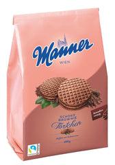 Tartele Manner | Fursecuri crocante cu cremă de alune | 1 pachet (400 g)