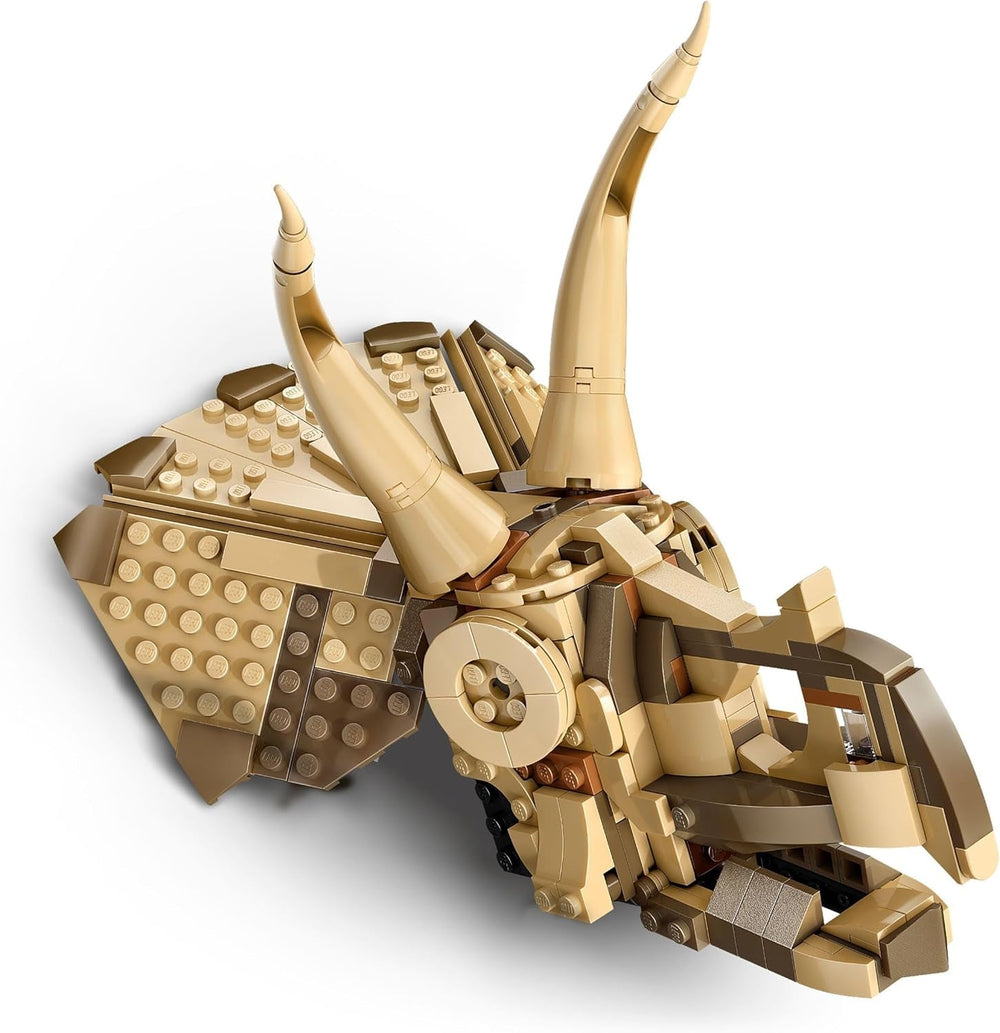LEGO Jurassic World Skamieniałości dinozaurów: model czaszki Triceratopsa, zabawka dinozaura dla chłopców i dziewcząt od 9 lat, prezent dla dzieci i fanów Jurassic World 76969 Zestawy do budowania Besuche den LEGO-Store
