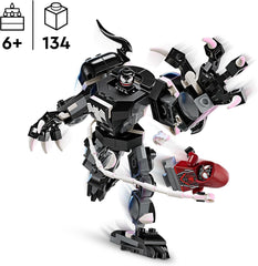 LEGO Marvel Venom Mech kontra. Miles Morales Ruchome figurki dla dzieci Zestaw Spider-Mana z pojedynkiem superbohaterów Mini figurki Zabawka na prezent dla chłopców i dziewcząt w wieku 6 lat 76276 Zestawy do budowania Besuche den LEGO-Store