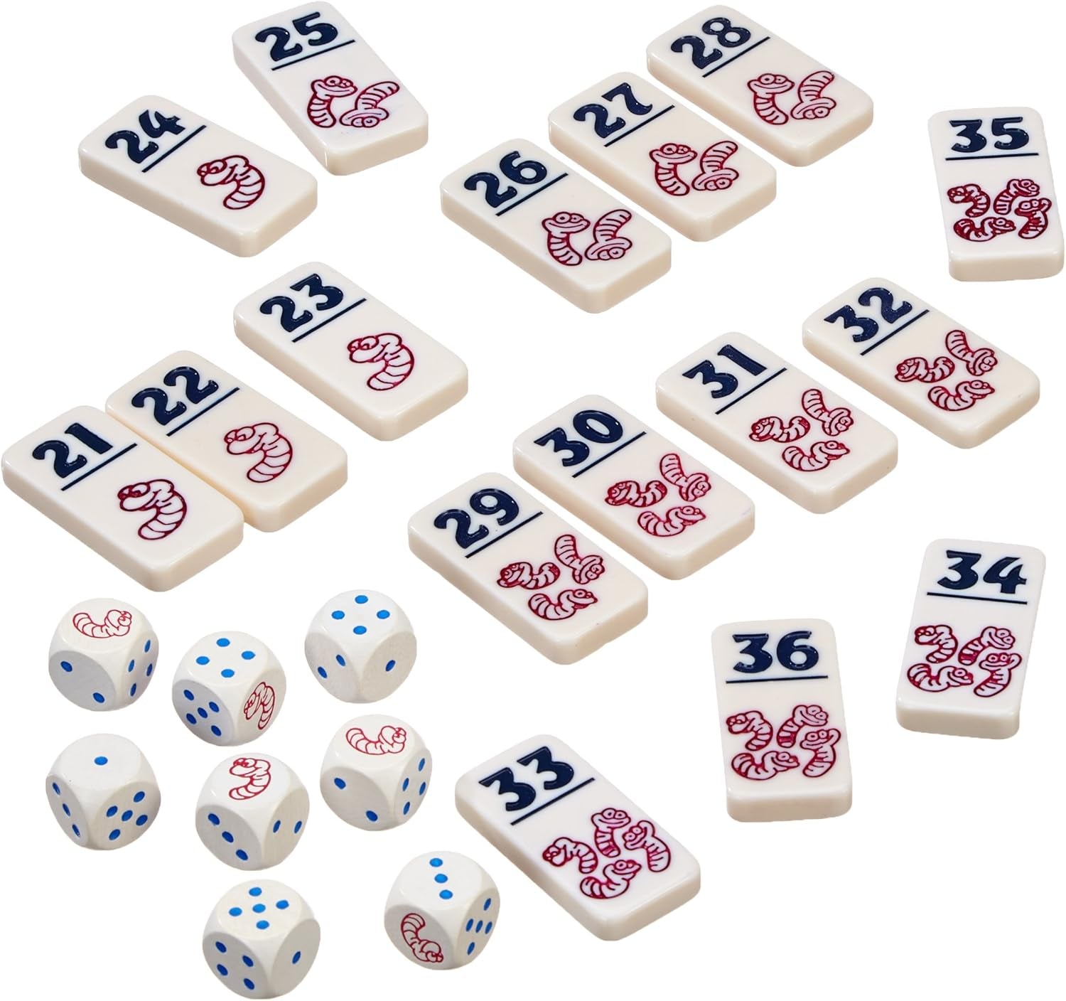 Zoch 601125200 – Heckmeck am Bratwurmeck – burzliwa gra w kości w popularnej ramce z kurczakiem dla inteligentnych ptaków, które wyczuły robaka bratwurmeck, od 8 lat