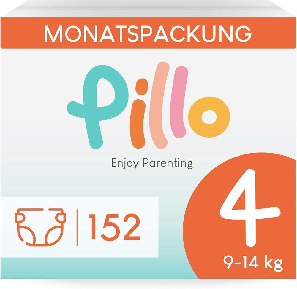 Pieluchy Pillo 3 - Pudełko 168 pieluszek, 6 paczek po 28 pieluszek rozm. 3 - Midi (6-10 kg) - Pieluszki dla niemowląt