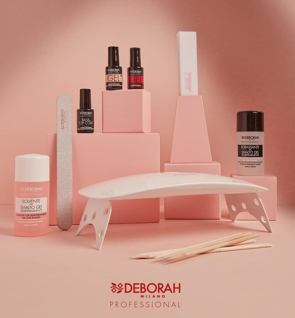 Półtrwały lakier do paznokci Milano Professional nr. 21 Burgundowy efekt objętościowy, długotrwały, do intensywnych i błyszczących paznokci, 4,5 ml