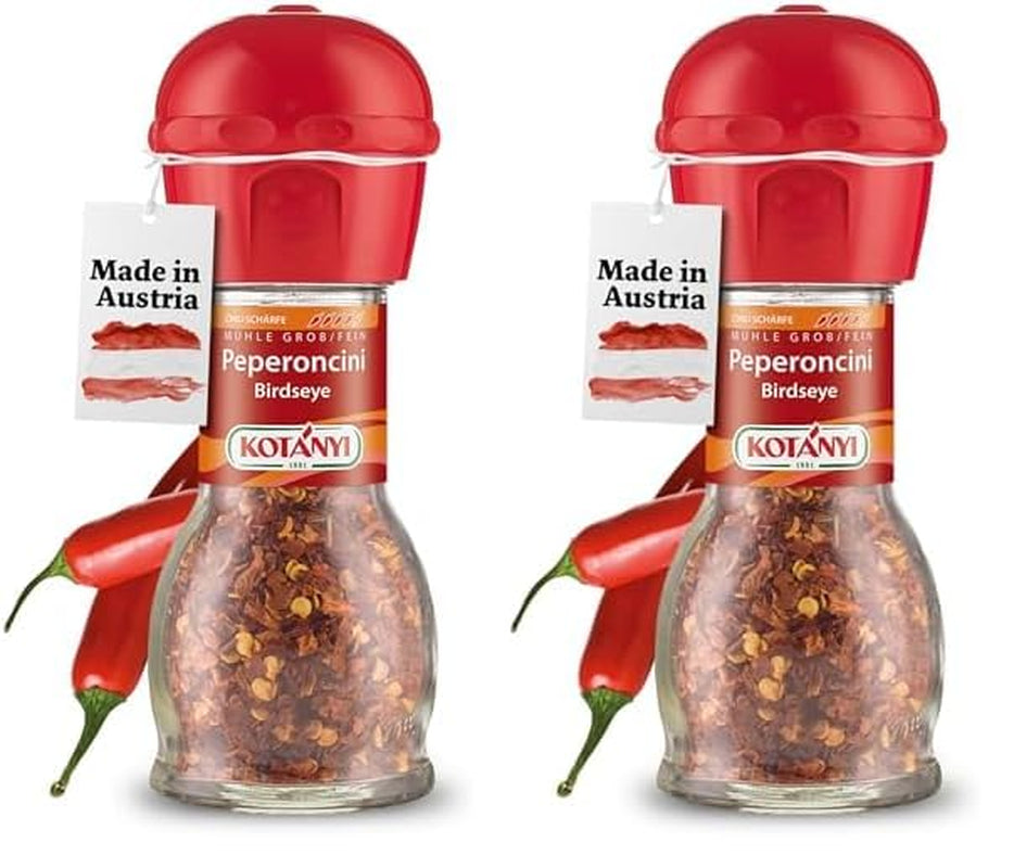 KOTÁNYI Chili Birdseye Pepperoncini Mühle, scharf zum frischen Mahlen, opakowanie 1 (1 x 27g)