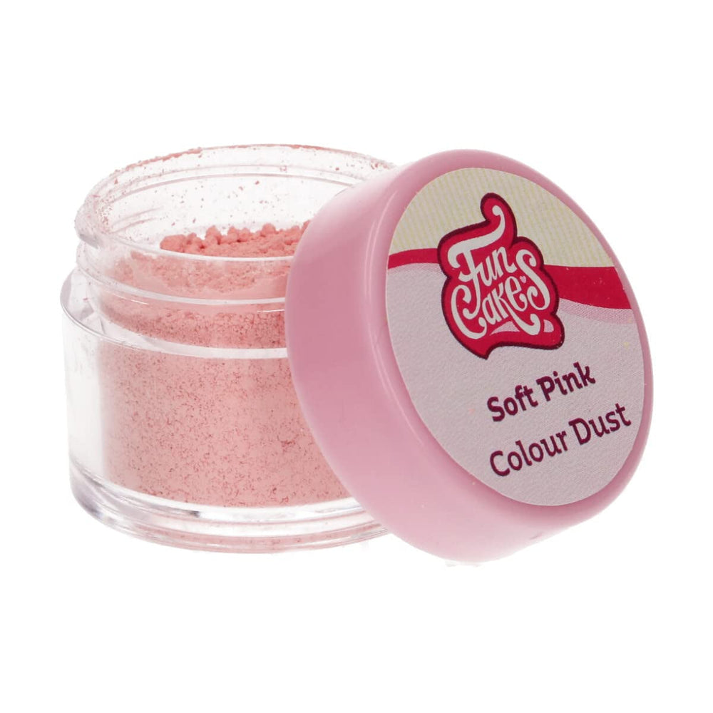 Funcakes Color Dust Pink Pal: Pudră de colorant alimentar, pentru decorarea torturilor, certificată Halal