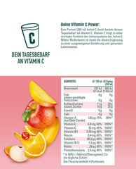 Wysoka C Łagodna Multiwitamina (1 X 1,5L), Sok 100%, jabłko, pomarańcza, acerola, mango, 7 witamin, Zgodnie z prawem Bez dodatku cukru, Mniej kwasu, Wegańskie Napoje bezalkoholowe Naty Shop