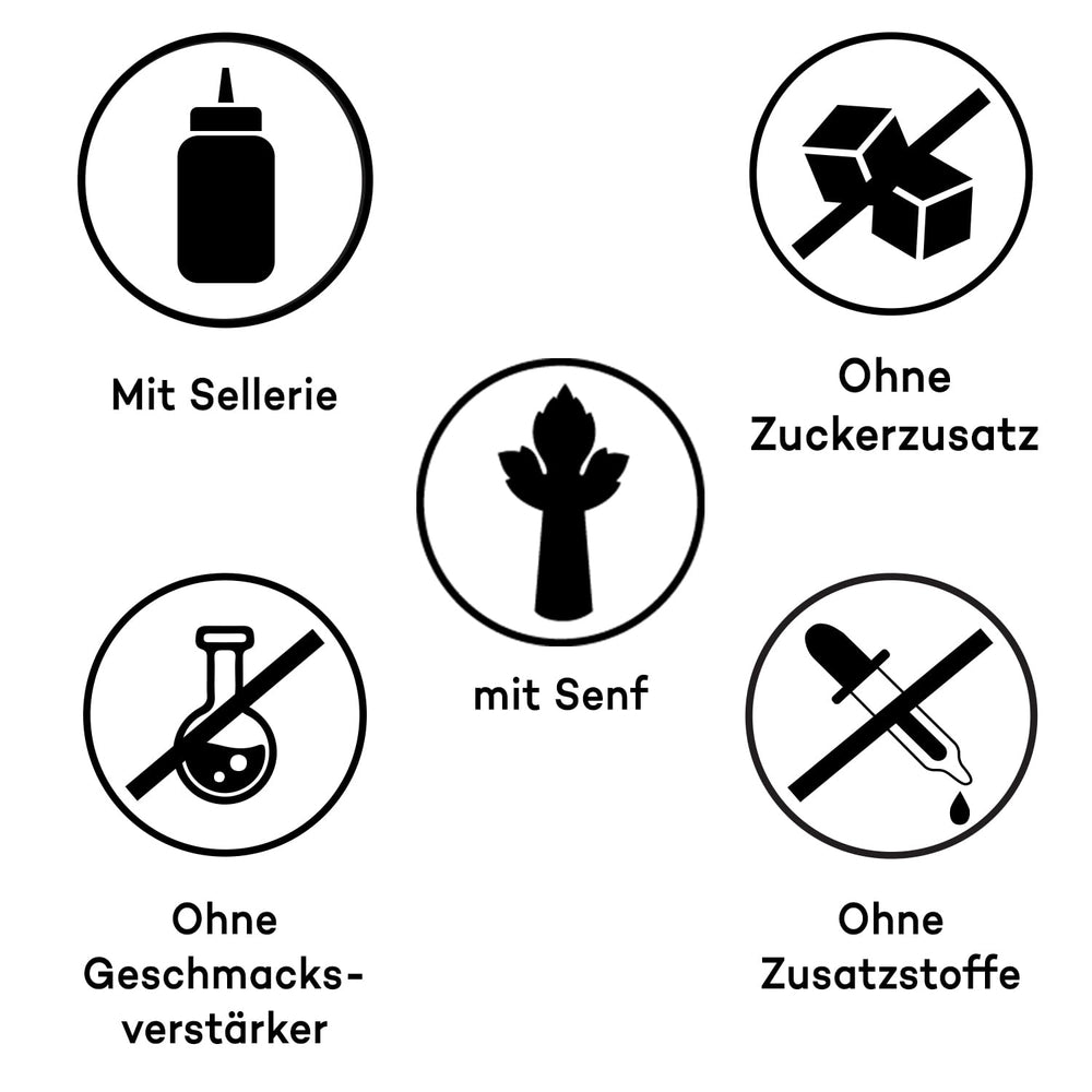 Ankerkraut Gemüsebrühe, ohne Gemsckverstärker, ohne Zucker, 90g w szkle korkowym, Mischung würzender Ingredient für Brühe