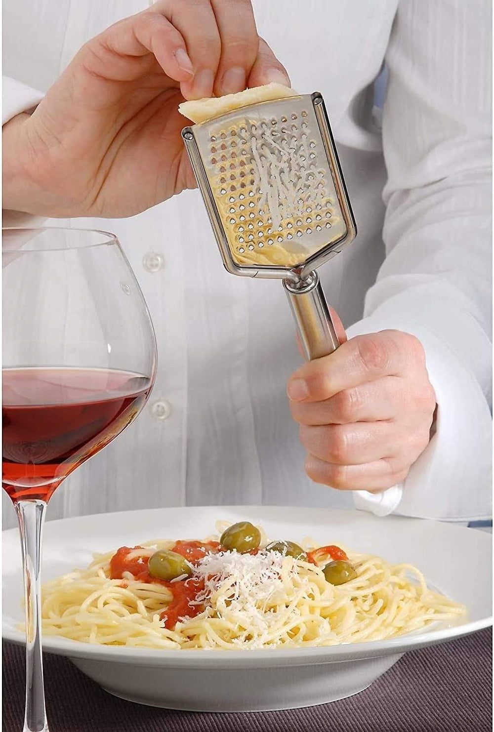 WMF Profi plus tarka do sera ze stali nierdzewnej 25 cm, drobna powierzchnia golenia Obieraczka Naty Shop