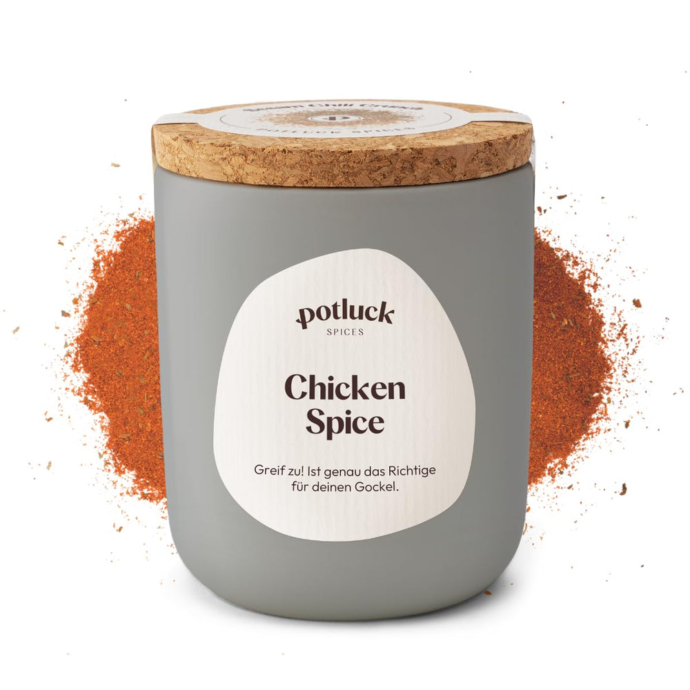 Potluk | Przyprawowy Burger | Würzmischung im Keramiktopf | 100g | Wegańskie, bezglutenowe i z naturalnymi składnikami