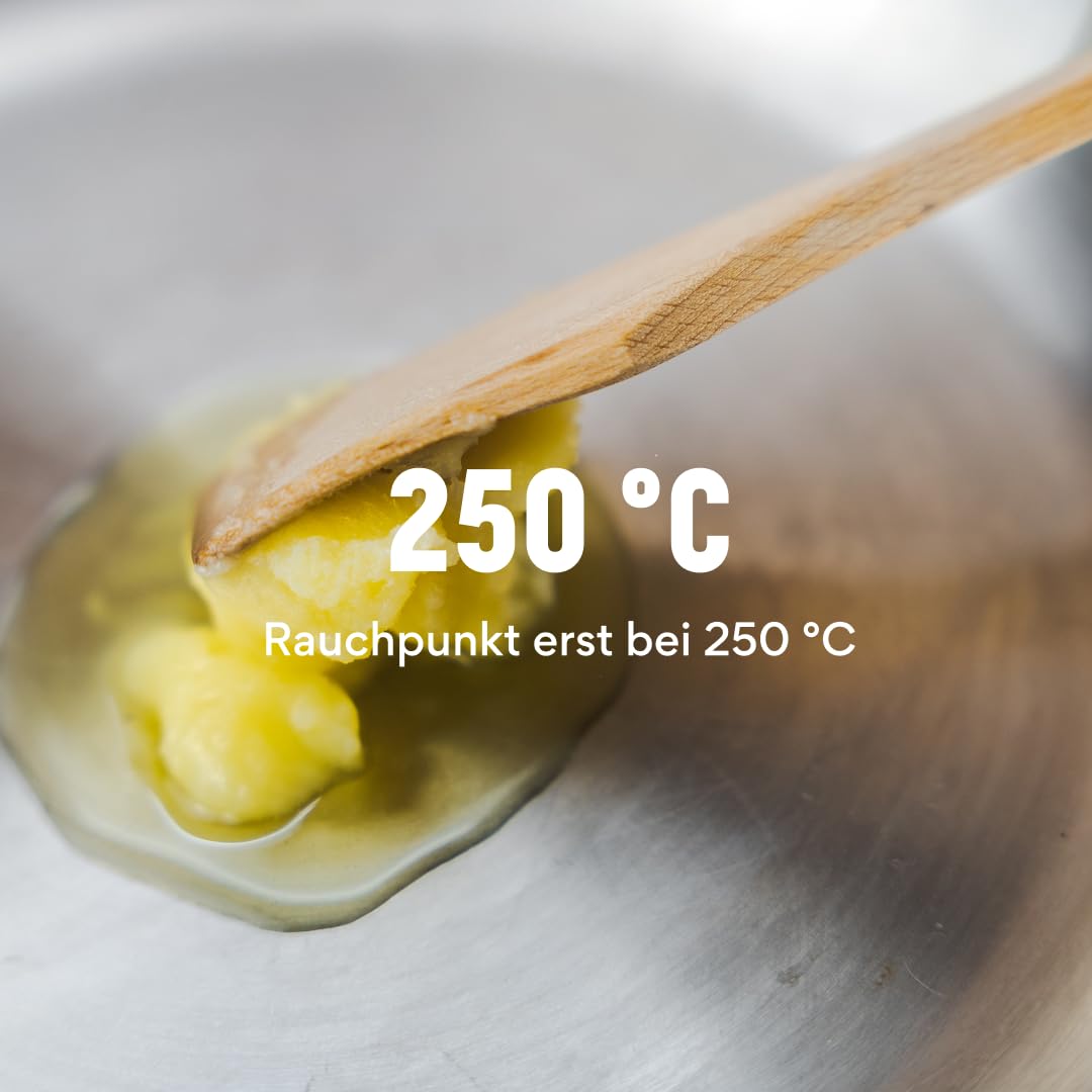 Masło Ghee BIO 600 g - Idealne do smażenia i pieczenia. Nie zawiera laktozy
