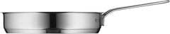 WMF Mini mała patelnia z pokrywką 18 cm, Cromargan z polerowanej stali nierdzewnej, garnki i patelnie indukcyjne Naty Shop
